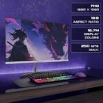 Zebronics Full HD LED Monitor, 21.5 Anti-Glare Screen, 100Hz Refresh Rate, Ultra Slim, Bezel-Less Display, 250nits Brightness, HDMI & VGA, Wall Mountable (A122) - Image 4