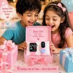 GOLDENIZE FASHION Stylish Waterproof Kids Digital Date and Time Black Pink Square Rectangular Display Watch for Kids Unisex Digital Watch for Baby Boys & Girls Kid | Pack of 2 - Image 3