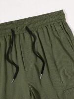 Lymio Cargo for Men | Cotton Cargo Pant | Drawstring Waist Pant (Also Available in Plus Sizes) (46-49) - Image 7