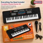 Storio Kids Piano Keyboard with Mic | 37 Keys, 8 Rhythms, 8 Tones & 6 Demo Songs | Electronic Musical Toy for Boys & Girls Age 2-5 | Educational & Recording Keyboard for Beginners - Image 7