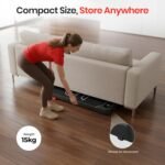 Sparnod Fitness STH-3001 Walking Pad for Home Use, 2.5 HP Motor 1–6 km/h Speed, Manual Incline 2 Levels, LED Display for Time, Distance, Speed & Calories, Compact Treadmill, 90kg Max Weight - Image 7