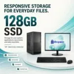 Desktop Computer Set, Core i5-2400, 8GB RAM, 128GB SSD, Windows 11, 20 Inch LED Monitor, Keyboard, Mouse & Speakers, Home Office PC, Business Computer - Image 2