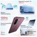 OnePlus N6x | 4GB+64GB | Burgundy Red | 7000mAh Battery | Power for Days | 36-Months Smoothness | Smooth 120Hz Display | Largest 5300mm2 Cooling System | Military-Grade Durability - Image 5