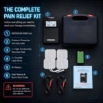 MEDGEARS 8000 TENS/EMS 2 Channel Rechargeable Combo Machine Unit - Massager Stimulator Plus Back Pain Relief And Management- 7 Modes/Backlit LCD/With One Year Warranty, Black - Image 7
