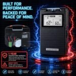 MEDGEARS 8000 TENS/EMS 2 Channel Rechargeable Combo Machine Unit - Massager Stimulator Plus Back Pain Relief And Management- 7 Modes/Backlit LCD/With One Year Warranty, Black - Image 8