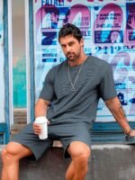 Vogaan Men's T-Shirt and Shorts Set | Top & Shorts Night Suits Set | Night Wear for Men - Image 4