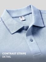 XYXX Accent Men's Solid Cotton Polo T Shirt | Collar Tshirts | Half Sleeves | Solid-Slim Fit - Image 4