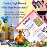 INDIKONB 22 in 1 Art and Craft Kit for Girls and Boys with Crafts Supplies Set All Craft Materials Items for Kids DIY for All Ages 8-10, Age 9-12, Age 12-16 Old - Art Kit # 2, Multicolour - Image 3