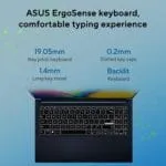 ASUS Vivobook 15, Smartchoice,Intel Core i5 13th Gen 13420H,16GB RAM, 512GB SSD, FHD 15.6",Windows 11, Office Home 2024, Quiet Blue, 1.70 kg, X1502VA-BQ836WS,Intel UHD iGPU, M365 Basic (1Year)* Laptop - Image 4