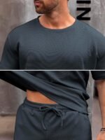 Vogaan Men's T-Shirt and Shorts Set | Top & Shorts Night Suits Set | Night Wear for Men - Image 5
