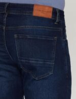 Peter England Men's Tapered Fit Mid Rise Classic Tape Stretchable Twill Jeans - Image 5