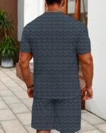 Vogaan Men's T-Shirt and Shorts Set | Top & Shorts Night Suits Set | Night Wear for Men - Image 2