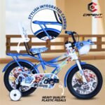 CAPENT Maltus 16T Cycle for Kids Boys/Girls with Balance Wheel & Back Carrier | Rigid Fork | Frame 11 Inch | Ideal for 5 to 7 Years Kids Road BMX Bike - Image 4
