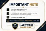 Desktop PC with H81 Motherboard | i5 4th Gen Processor | 8GB DDR3 RAM | 128GB SSD | Cabinet | WiFi | HDMI VGA | USB Ports Prebuilt Computer for Office Business and Billing - Image 9