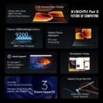 XIAOMI Pad 8 Creator's Edition with Focus Pen Pro, 11.2 -inch (28.44 CM), LCD 3.2K, 12GB RAM, 256GB ROM, Wi-Fi, Quad Speakers Dolby Atmos, Graphite Grey, AI Enabled - Image 2