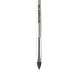 UROPARIS 104 Lip Brush | Application for Lip Liners, Lipsticks & Glosses | Synthetic Bristles with Soft Tapered Tip | Wooden Handle, Brass Accents - Silver (1 Piece) - Image 3