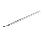 UROPARIS 143 Eye Brush For Makeup | Bent Eyeliner Brush with Wooden Handle | Synthetic Bristles, Brass Accents - Silver (1 Piece) - Image 2