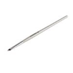UROPARIS 126 Eye Brush For Makeup | Eyeshadow Brush with Wooden Handle | Synthetic Bristles, Brass Accents - Silver (1 Piece) - Image 2