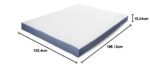 Wakefit Dual Comfort with Hard & Soft Foam Mattress | 7 Years Warranty | Mattress Queen Bed, Foam Mattress, 6-Inch Bed Mattress, Queen Size (78x60x6 Inches_7 Pressure Zone Foam) - Image 2