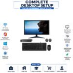 𝗛𝗣Tiny PC Combo | 19" FHD Display, KB, Mouse & Speaker | 𝗜𝗡𝗧𝗘𝗟i5 6th Gen |8GB RAM |128GB SSD | Win 11 Pro | WiFi | MS Office | HDMI/VGA/DVI/USB Ports | Pre-Owned & Tested | Seller Warranty AIO - Image 2
