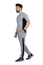 Cotton Blend Night Suit/Summer Suit for Men, Regular Fit Half Sleeves T-Shirt & Lower Set | Soft Cord-Set Track Suit for Boys | Ideal for Casual Outings, Gym, Workout, Sports - Image 6