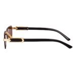 Dervin Rectangular Rimless Sunglasses for Men and Women - Image 6