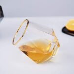 VILON Italian Premium Whiskey Glasses Set of 6 | 300ML Old Fashioned Scotch Glass | Imported Tumblers for Bourbon Wine Cognac Cocktail | Best Gift for Whisky Lovers (Hexa GR 310ML) - Image 7