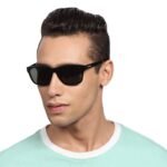 Fastrack Black Wayfarer *380-390 UV protected Sunglasses for Men - Image 7