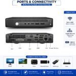𝗛𝗣Tiny PC Combo | 19" FHD Display, KB, Mouse & Speaker | 𝗜𝗡𝗧𝗘𝗟i5 6th Gen |8GB RAM |128GB SSD | Win 11 Pro | WiFi | MS Office | HDMI/VGA/DVI/USB Ports | Pre-Owned & Tested | Seller Warranty AIO - Image 3