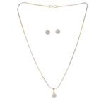 ZENEME Jewellery Set Gold Plated American Diamond Traditional Stylish Pendant Set, Ring, Bracelet with Earring Jewellery for Women & Girls - Image 4