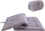 Cotton Blend Mattress Japanese Floor Mattress, Foldable Futon Sleeping Mat, Tufted Design, Foldable Roll Up Tatami 2.5" Thicken Futon (Grey, 36X72 Inches) - Image 8