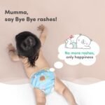 Mylo Leak-Proof Baby Cloth Diaper Combo (2 Diapers + 2 Inserts) | Free Size (3M-3Y) | High Absorption | Quick Dry | Oeko-Tex Certified | Washable - Floral & Heart - Image 4