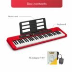 Casio CT-S200 Casiotone 61-Key Portable Keyboard (Red) - Image 3