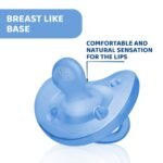 Chicco PhysioForma Soother for Babies (16-36 Months) | Baby Pacifier with Unique Shape to Support Baby's Breathing | Soft Silicon Material | BPA Free (Deep Blue) - Image 4