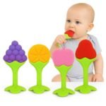 Teething Baby Chew Toys, BPA-Free Baby Teething Toy for Babies 0-6 Months. Natural Organic Freezer Safe Specialized Teether Toys for Toddlers, Relief Gingival Pain (3D TEETHER) - Image 4
