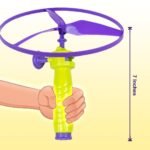 Ratna's Air Spinner Flies Upto 40 Feet High Spinnig Flying Toy for Outdoor Play for Kids - Image 8