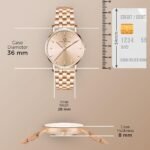 Carlington Iconic Analog Watches for Women with Premium Stainless Steel Strap - CT 2035 - Image 3