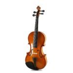 Kadence V001C Vivaldi Violin | 4/4 Full Size with Basswood Body & Brazilwood Bow | Includes Lightweight Hard Case, Bow, Rosin & Learning Course | Brown - Image 4
