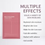 Bio Collagen Deep Collagen Night Mask Hydrating Overnight Hydrogel Korean Glass Skin Mask For Deep Hydration Wrapping Peel Off Facial Mask Pack (Pack of 4) - Image 2