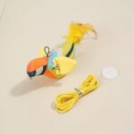 Dog Trust Elastic Mouse Hanging Toy for Cats | Door Frame Plush Bouncer with Vibrant Colors | Ideal for Indoor Training, Pouncing & Active Entertainment - Image 2