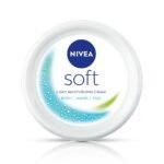 NIVEA Soft Moisturizing Cream, Lightweight Non-Sticky Daily Moisturizer with 72Hr Hydration, Vitamin E & Jojoba Oil | Hydrating Face, Body & Hand Cream for Dry to Normal Skin | Soft Glowing Skin - 300ml - Image 2