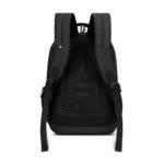 Tommy Hilfiger Joshua Polyester Unisex 15 Inch Laptop Backpack - Black | 21 Ltr Capacity| Padded & Adjustable Strap | Water Resistant | 3 Compartment | Water Bottle Holder | USB Cable holder Pocket - Image 8