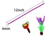 VRB Dec 100 Pcs Pipe Cleaner for Craft Flower - Chenille Stems for DIY Crafts Decorations Creative School Projects,DIY Art Projects and Creative Activities. (100 Pcs Multicolor Pipe Cleaner) - Image 2