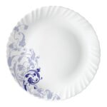 Larah by Borosil 19 Pieces Blue Eve Opalware Dinner Set for Family of 6 - Image 8