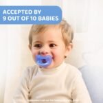 Chicco PhysioForma Soother for Babies (16-36 Months) | Baby Pacifier with Unique Shape to Support Baby's Breathing | Soft Silicon Material | BPA Free (Deep Blue) - Image 7