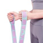 Proberos® Yoga Belt for All People, 8 Loops Stretching Strap with Printed - Image 8