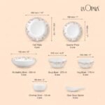 Novo By La Opala Opalware Dinner Set 35 Pcs for Family of 6, Spring Meadows - Image 3