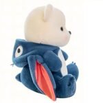 Softdreams Soft Plush Toy for Kids – Cute Stuffed Animal Soft Toy – Soft Cuddly Toy for Baby Boys & Girls, Return Gift & Room Décor - Full Hooded Blue Teddy Bear 30cm - Image 2