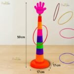 Toy Imagine™ 2 in 1 Ring Toss Game for Kids – Fun Indoor Outdoor Toy for Boys & Girls Age 2-5 | Colour Recognition, Brain Development, Birthday Gift, Educational Toy for 3+ Year Old - Image 3