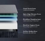 Wakeup India | Imperious Mattress | Spine Align Orthopedic Memory Foam | 10 Year Warranty | King Size 78x72x8 Inch Mattress | Medium Firm - Image 3